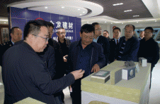 市人大領(lǐng)導一行蒞臨我公司調研指導