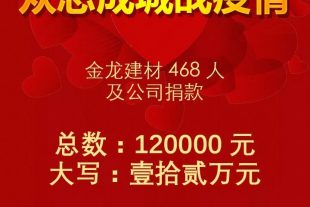 金龍家人獻愛(ài)心，眾志成城戰疫情！